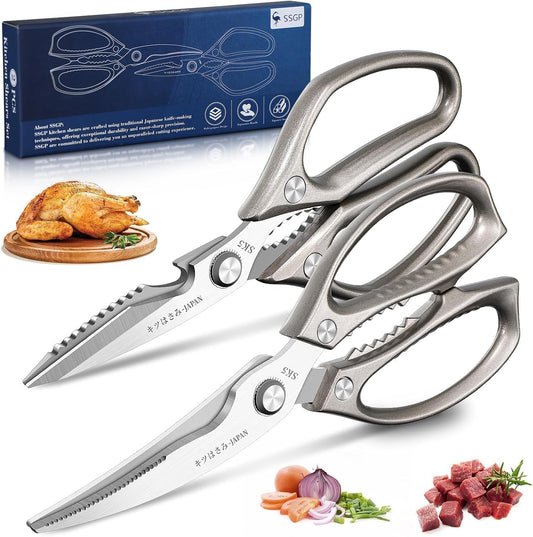 Foarfeca Premium Multifunctionalǎ pentru Taiat Oase, Carne si Legume